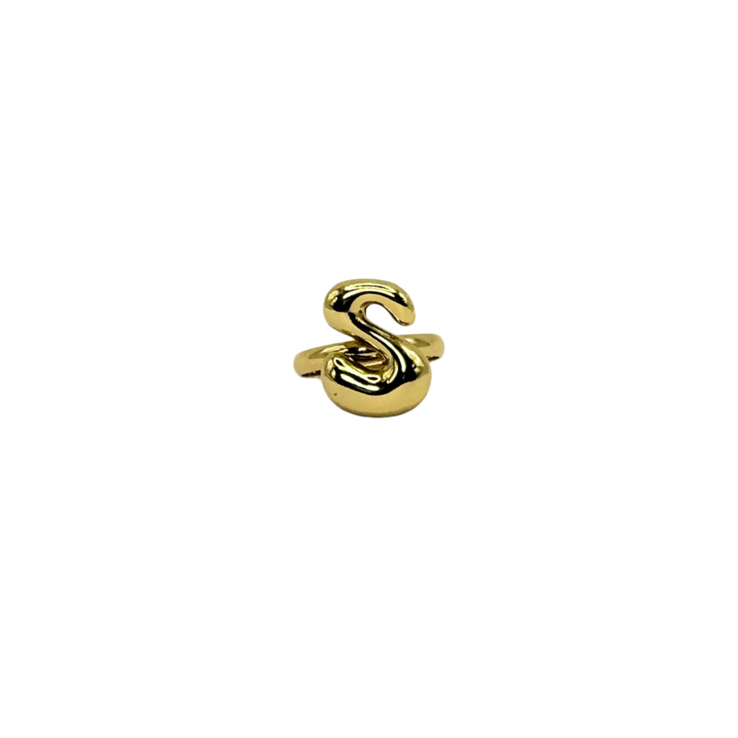 IG Initial Ring - S Gold
