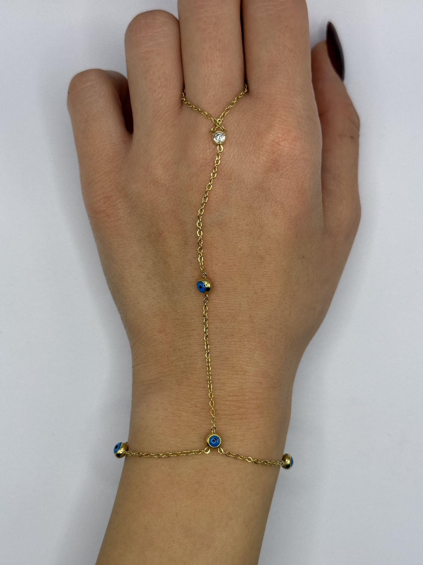 Evil Eye Hand Chain