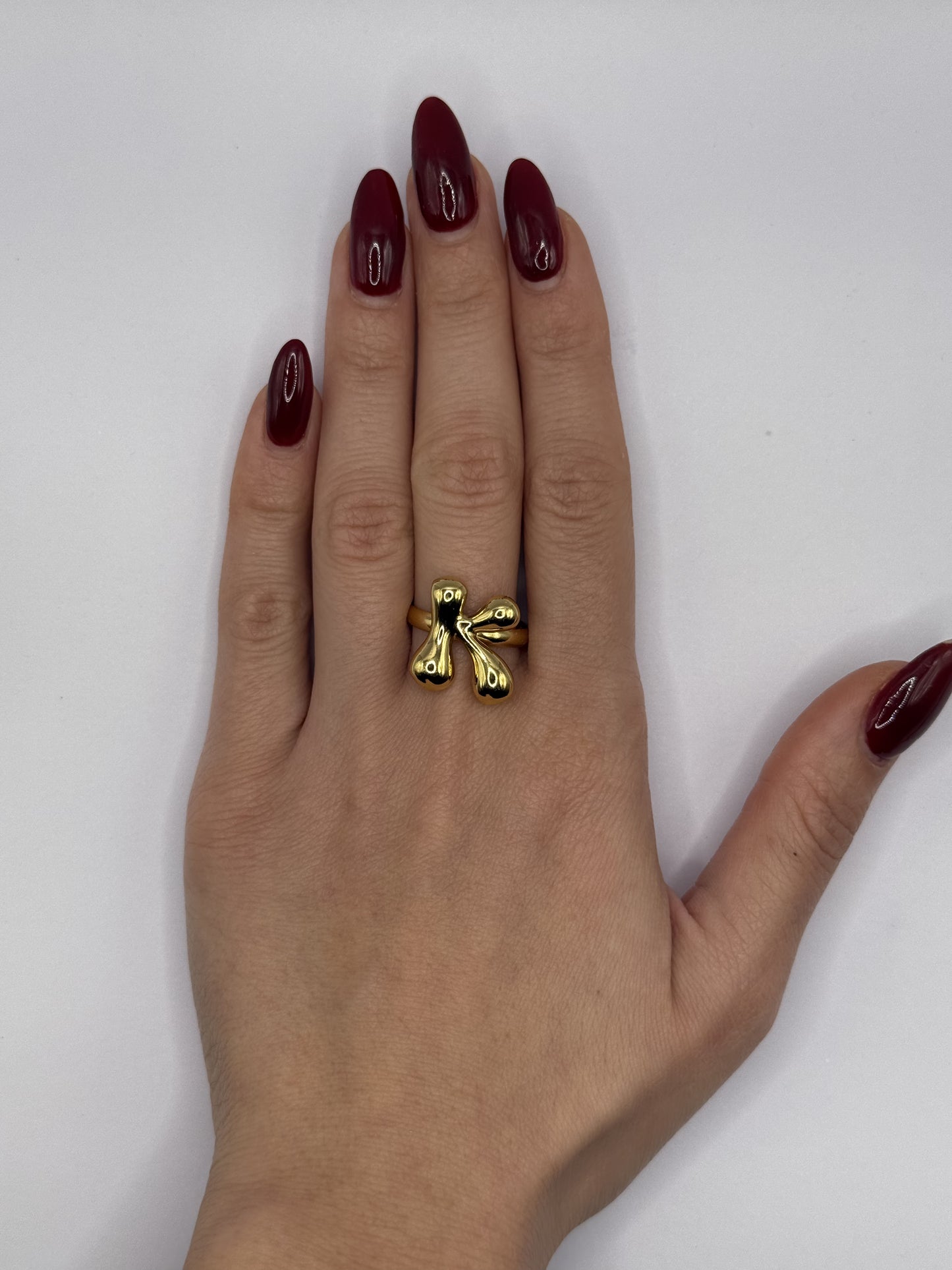 IG Initial Ring - K Gold