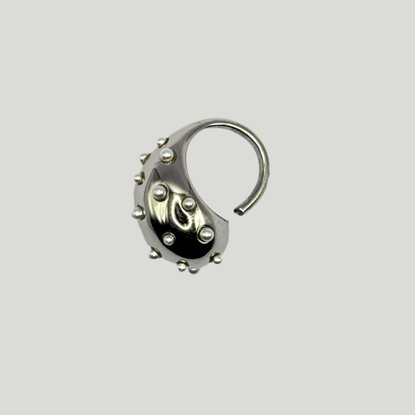 Bubble Ring with Pearls