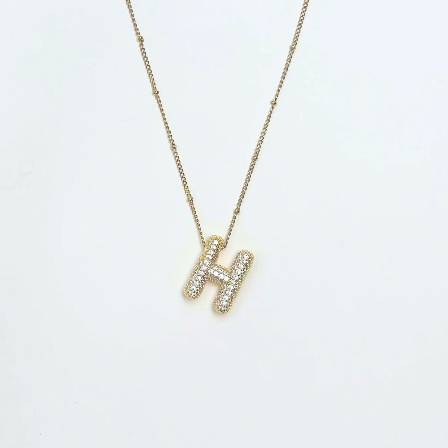 Collana iniziale avorio - H