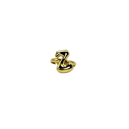 IG Initial Ring - Z Gold