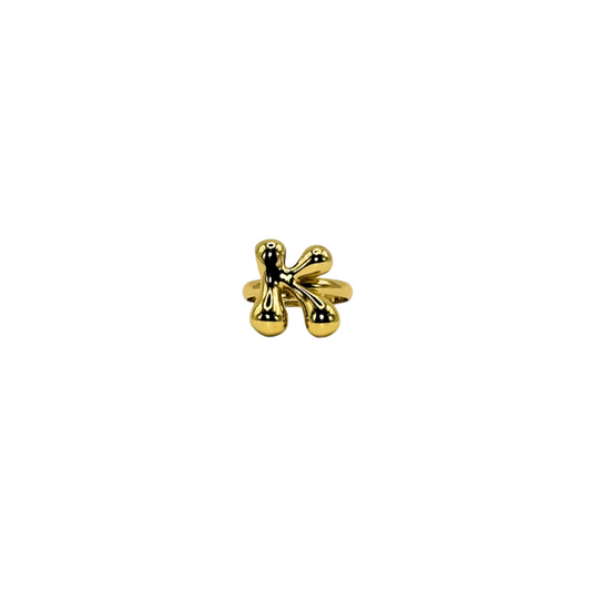 IG Initial Ring - K Gold