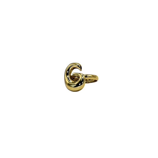 IG Initial Ring - G Gold