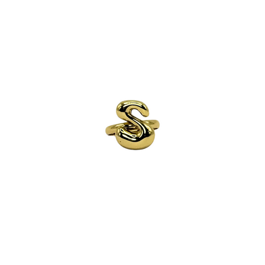 IG Initial Ring - S Gold