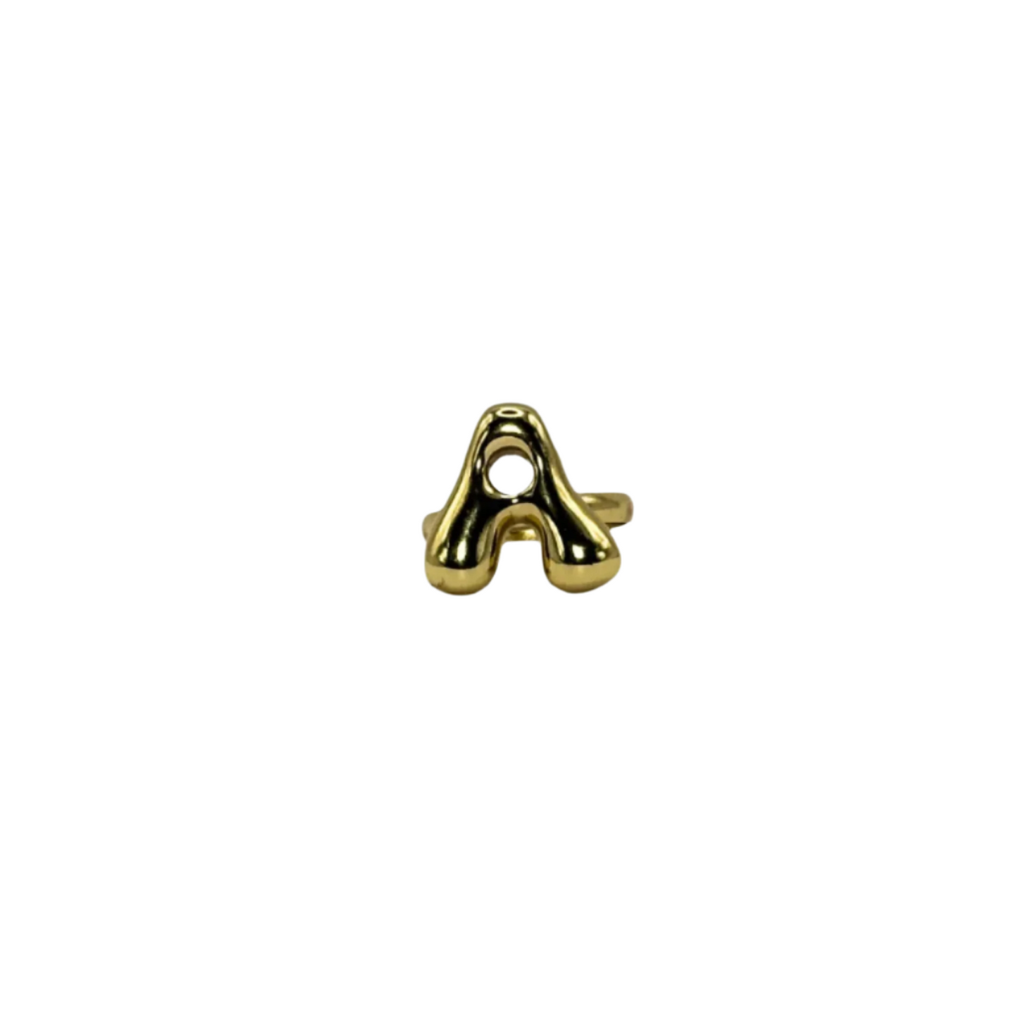 IG Initial Ring - A Gold