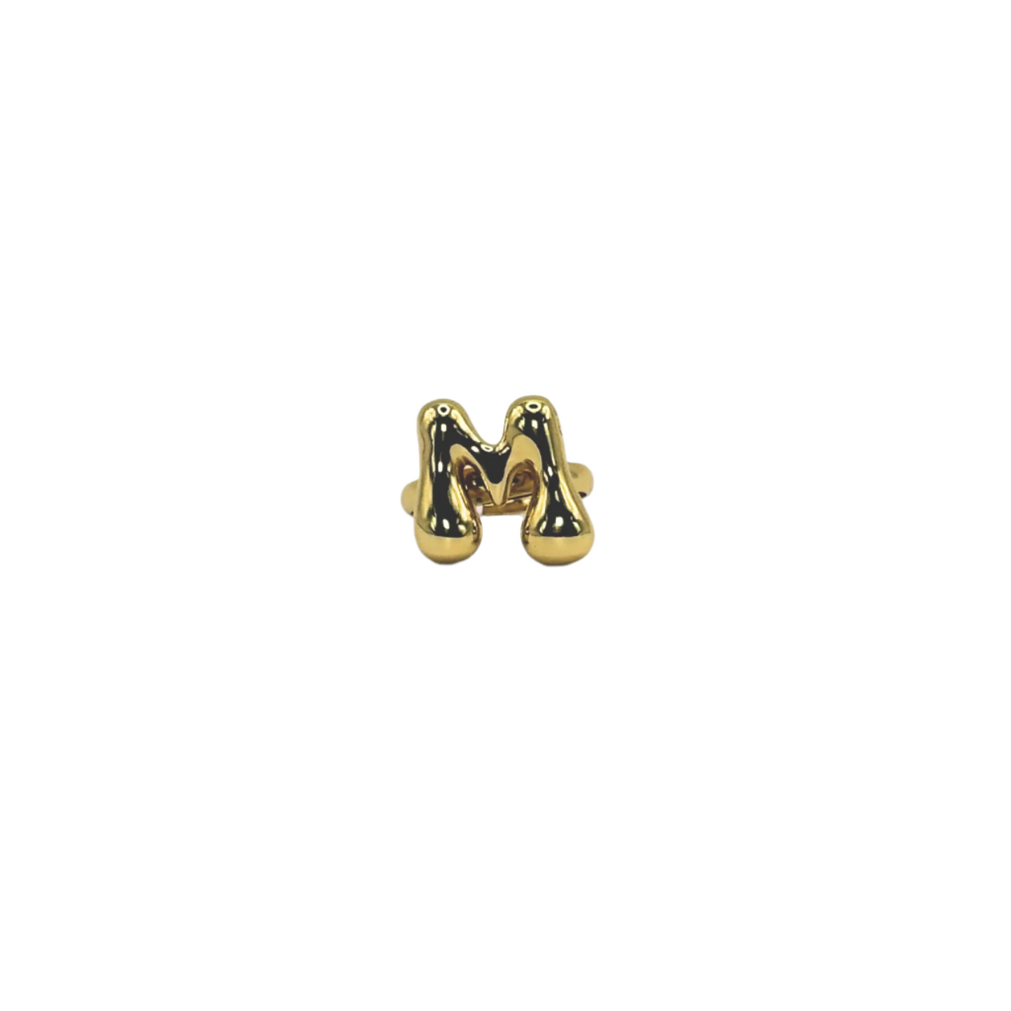 IG Initial Ring - M Gold