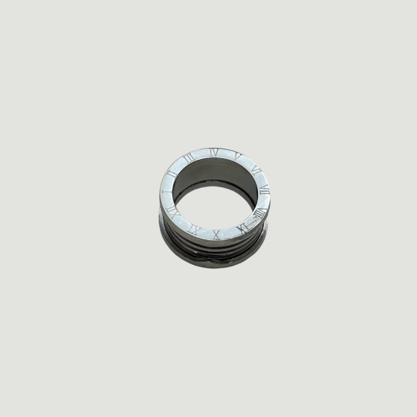 Time Barrel Ring in Silver