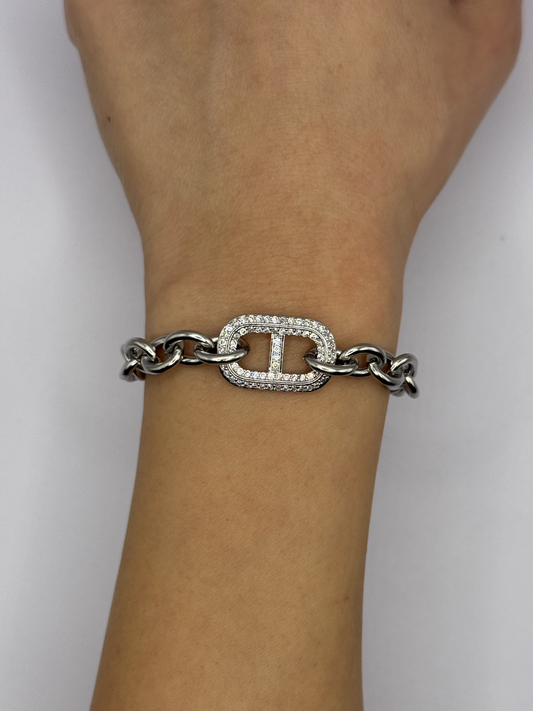 Bracciale a maglie grandi