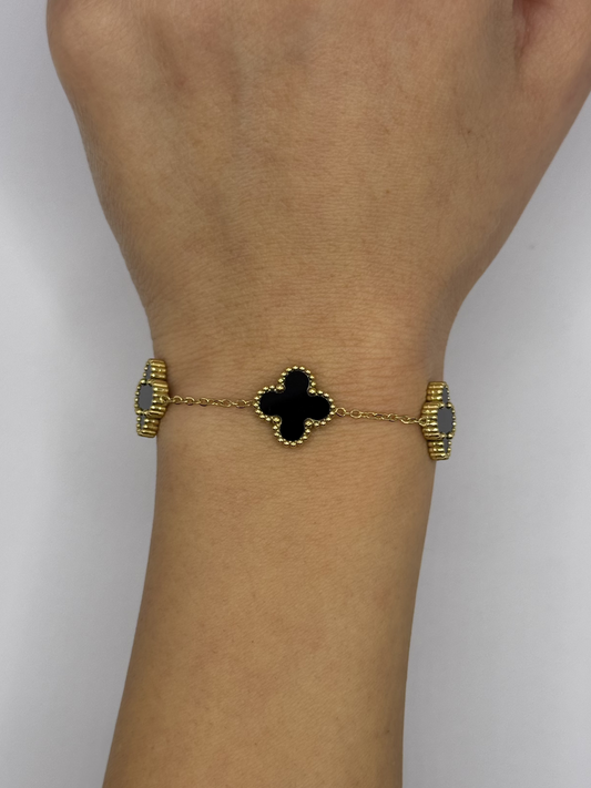 Black Clovers Bracelet