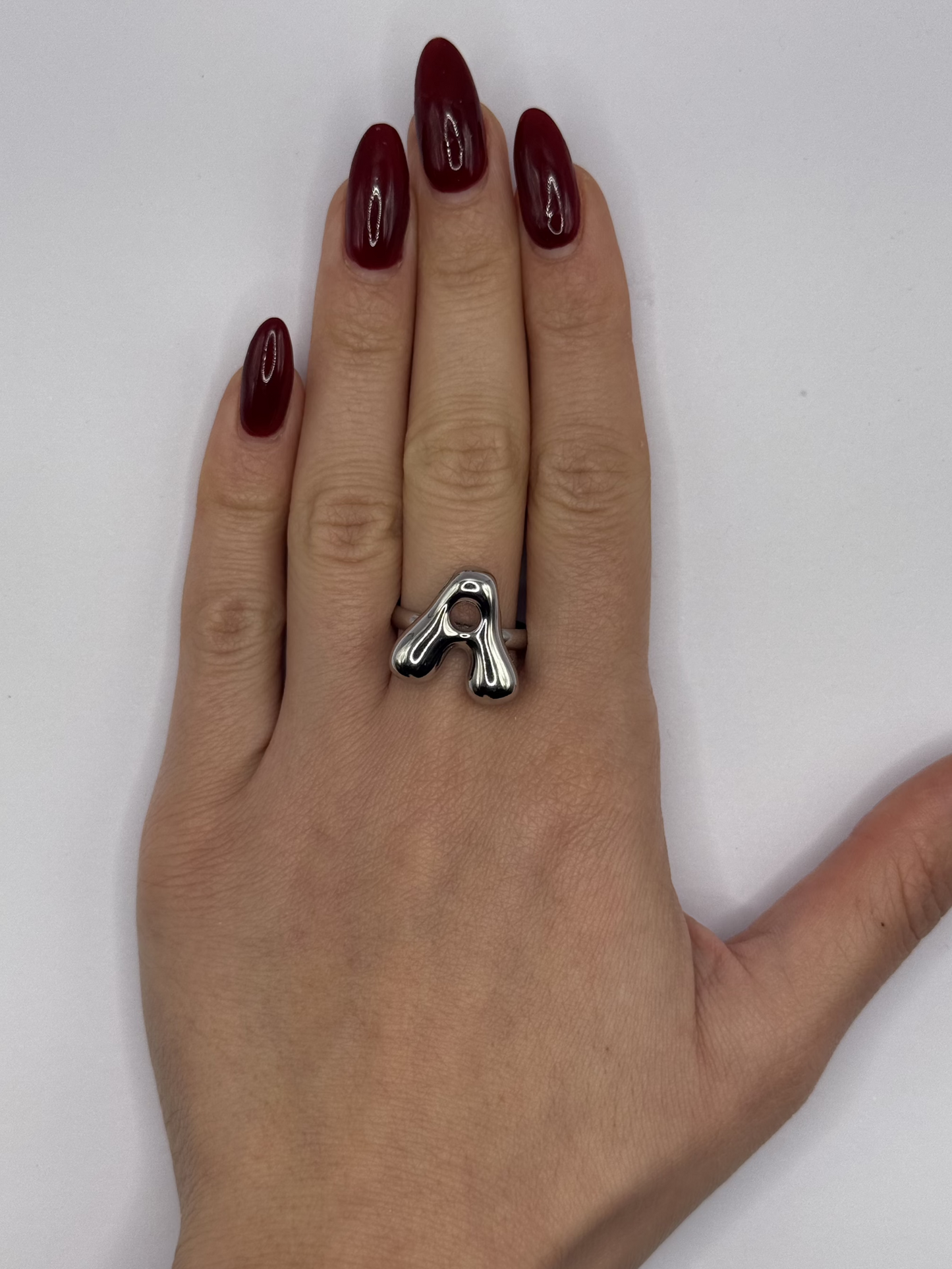 IG Initial Rings - A Silver
