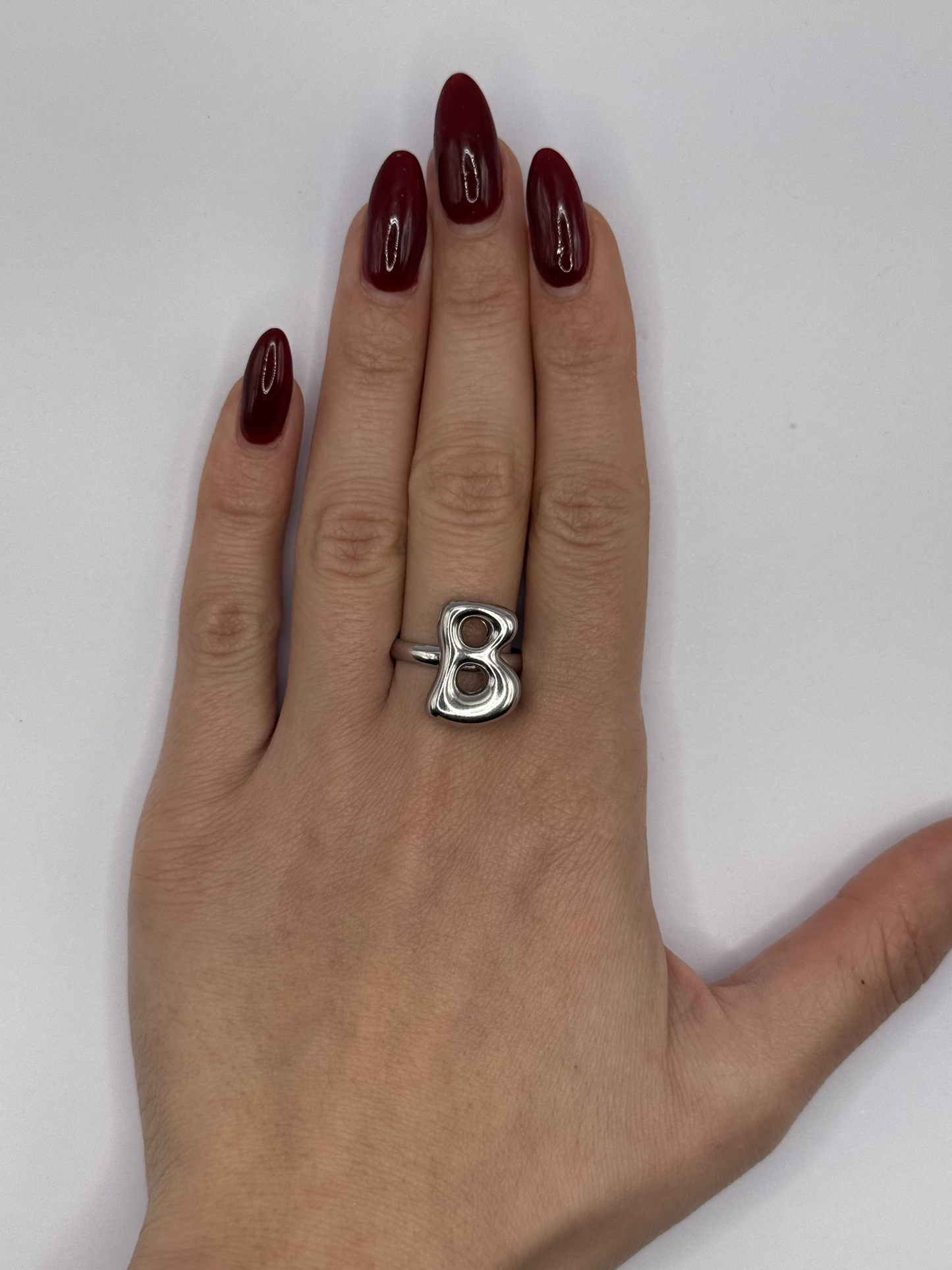 Anello iniziale IG - B Argento