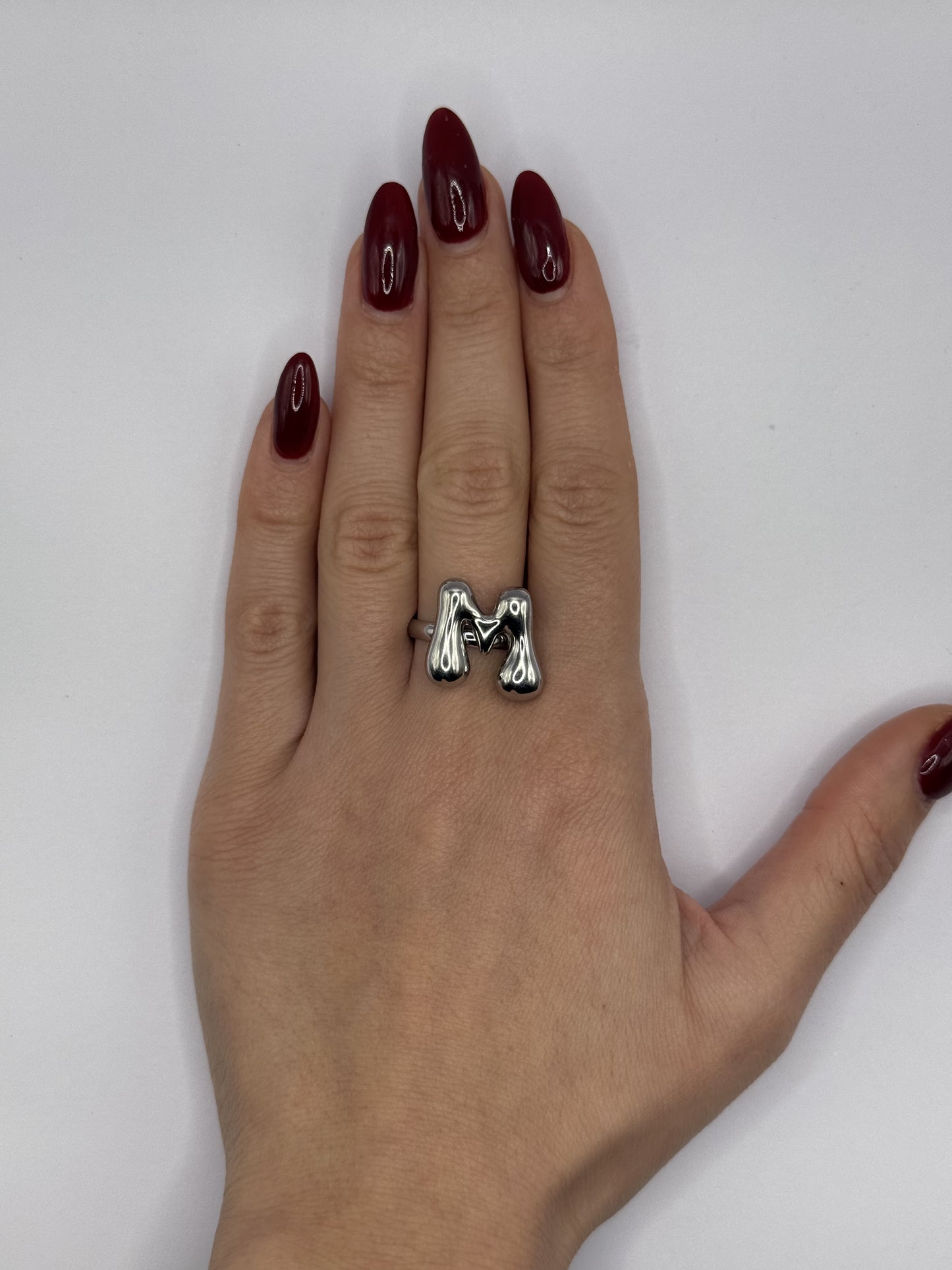 IG Initial Ring - M Silver