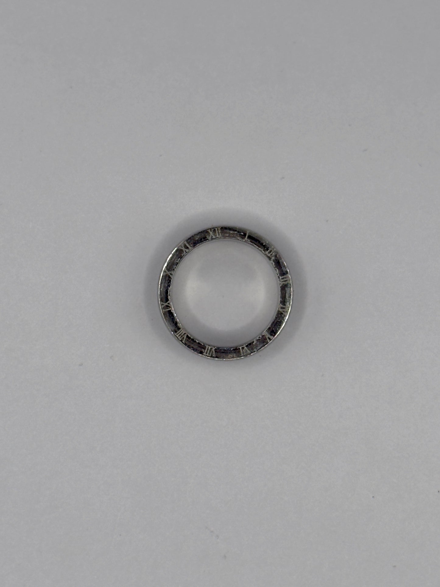 Single Time Barrel Ring in Silver
