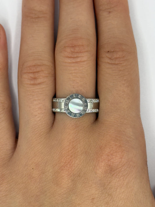 Single Band Silver Ring