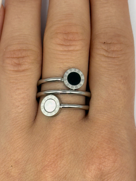 Multi Band Spiral Ring