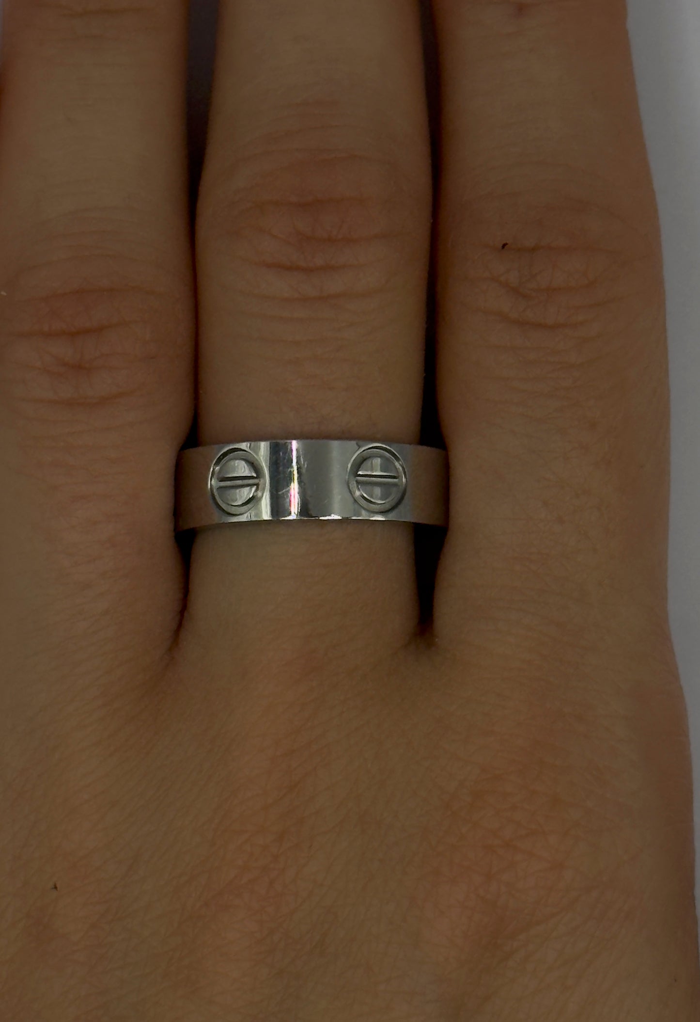 Time Band Ring in Silver