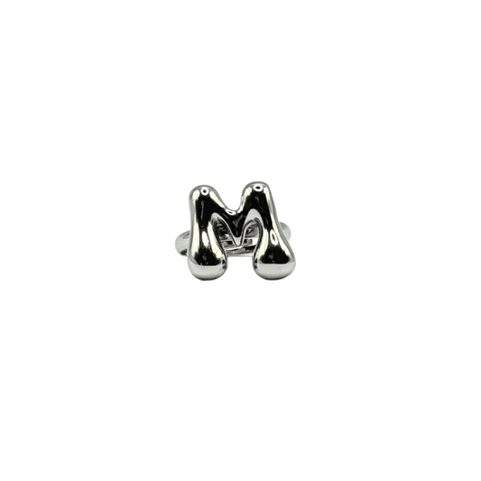 IG Initial Ring - M Silver