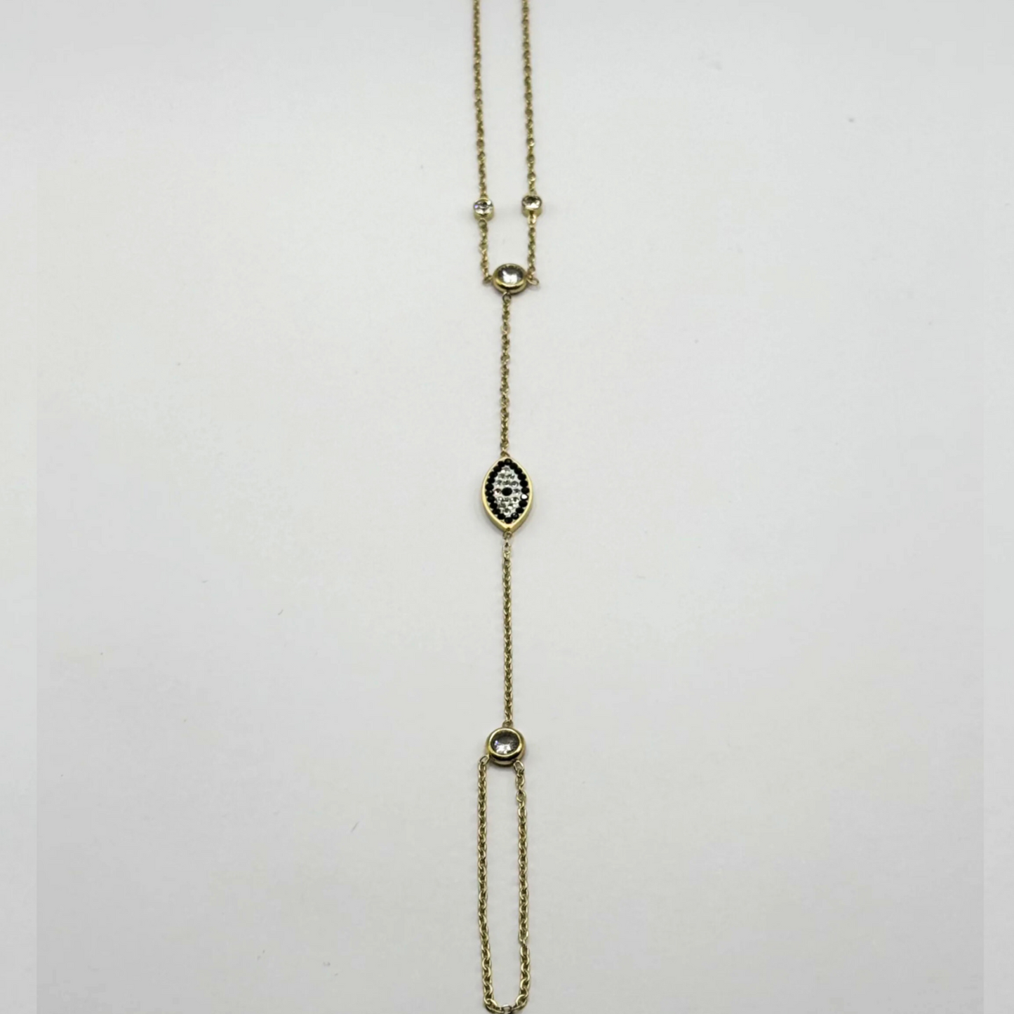 Diamond Nazar Hand Chain
