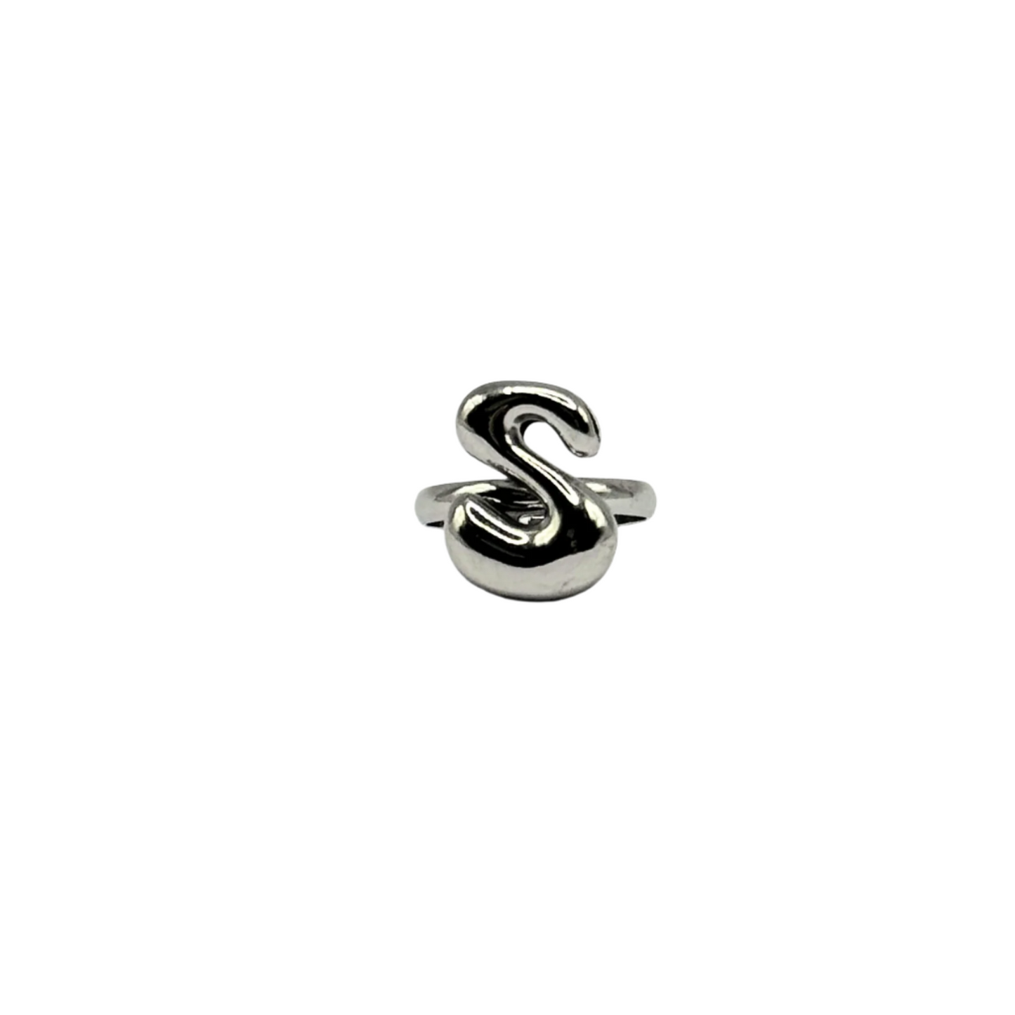 IG Initial Ring - S Silver
