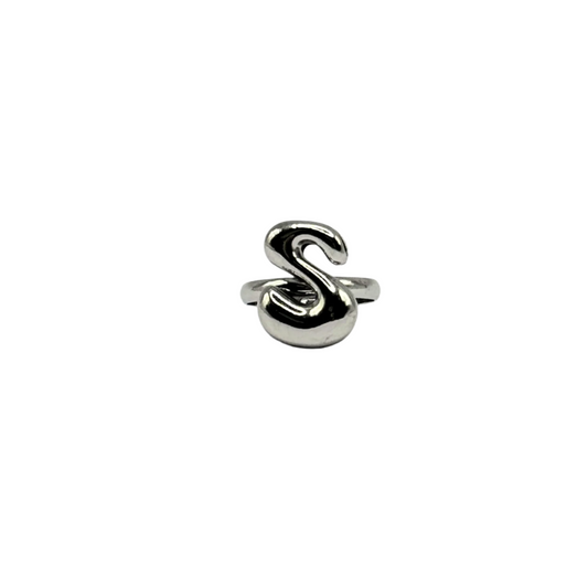 IG Initial Ring - S Silver