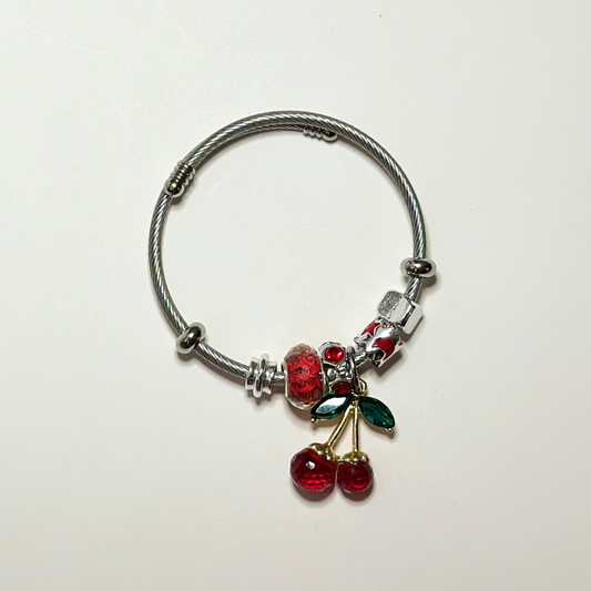 Cherry Charm Bracelet