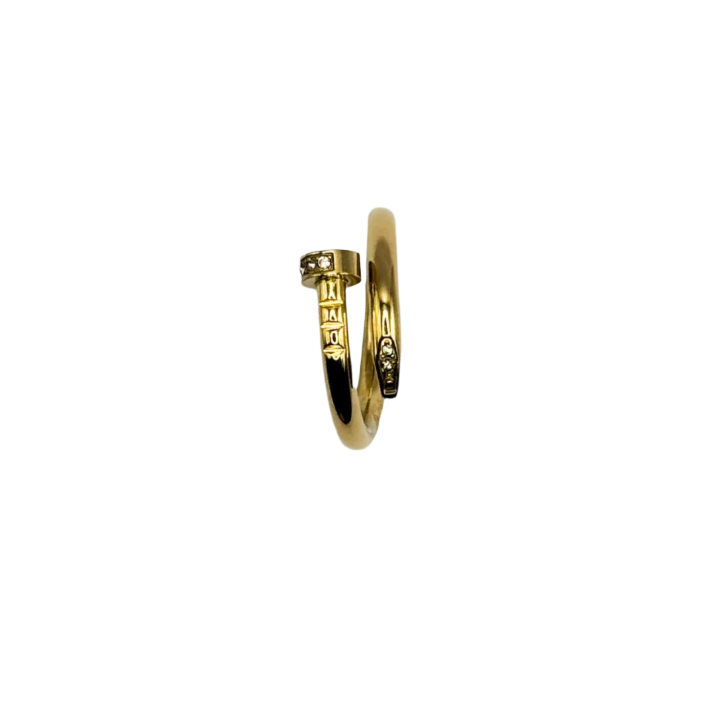 Nail Ring in Gold