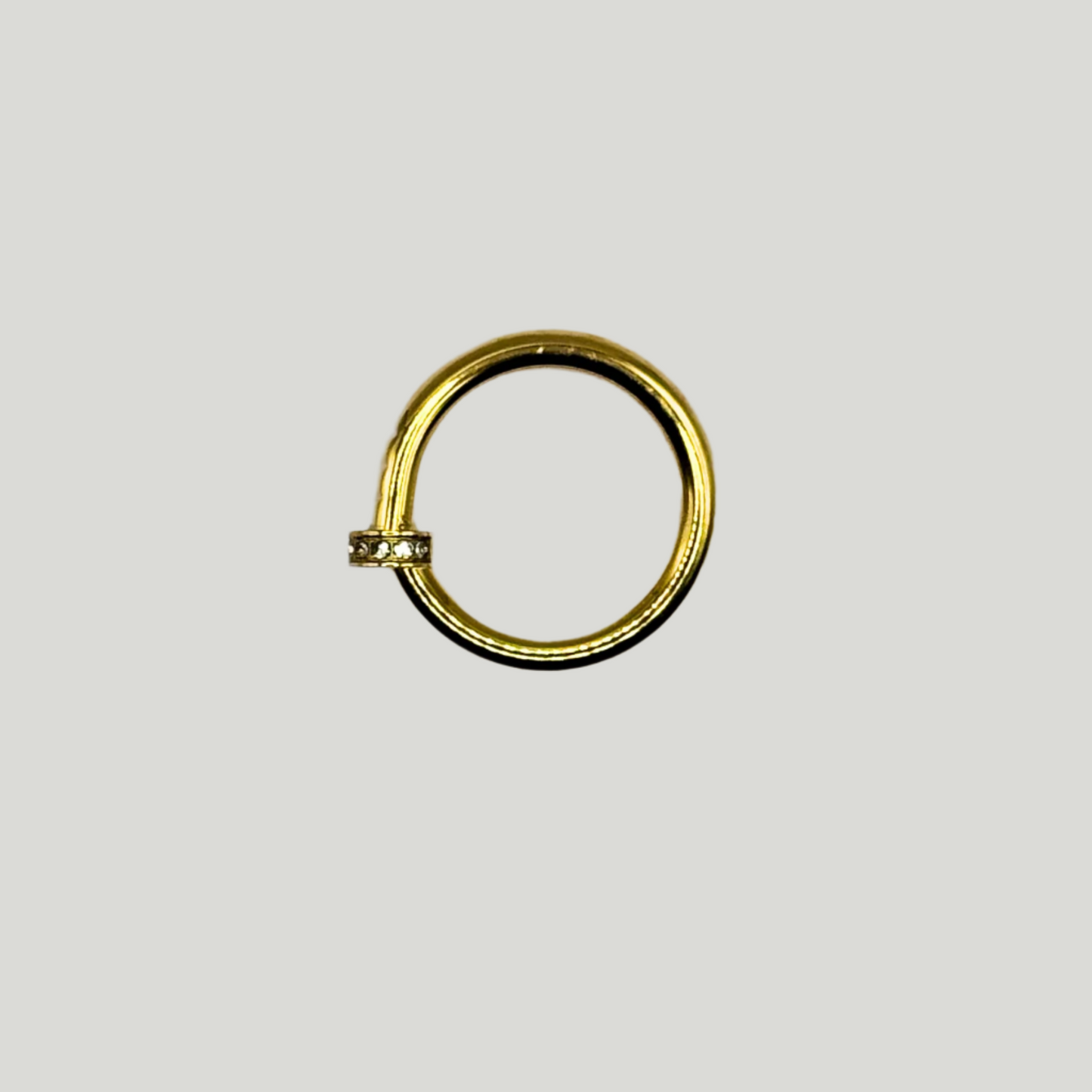 Nail Ring in Gold