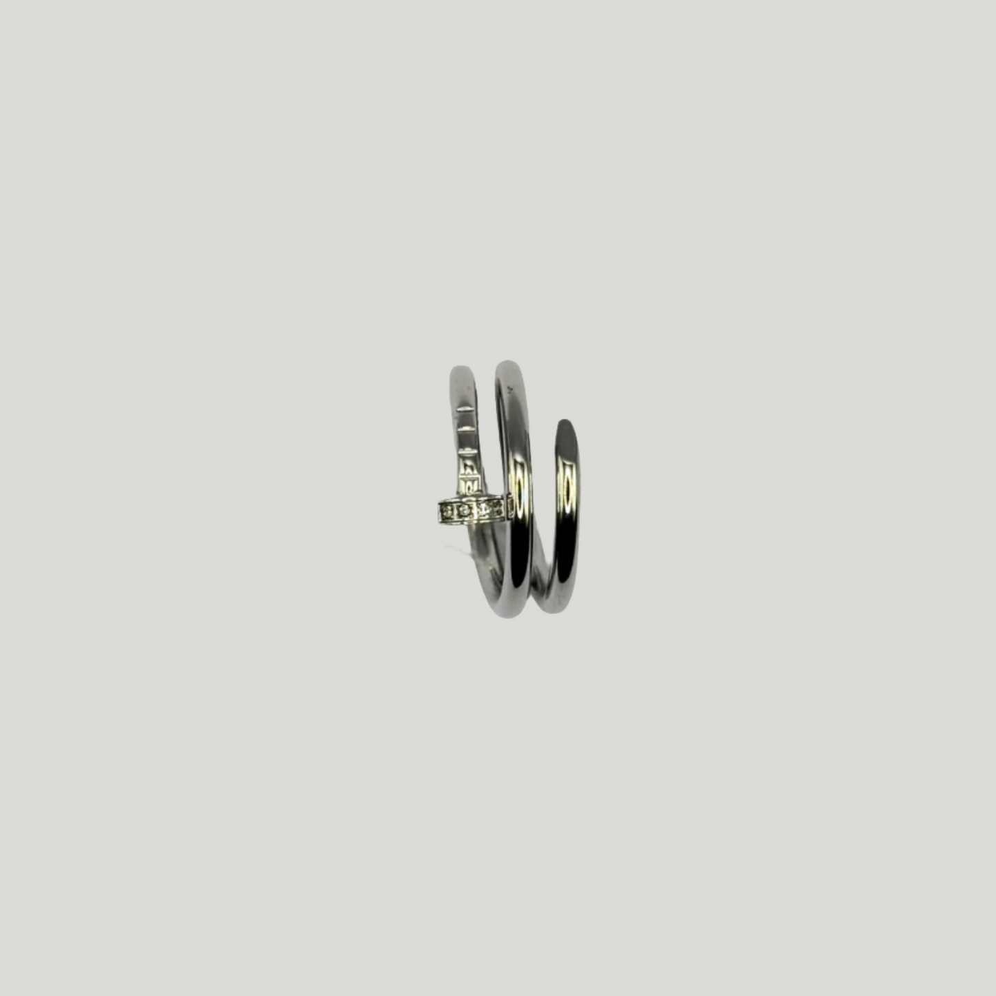 Triple-Layered Spiral Nail Ring
