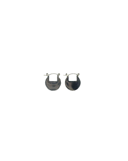 Mini Fiona Earrings in Silver