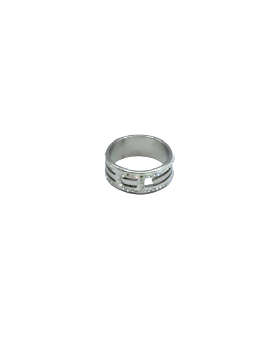 Layered Diamond Window Ring