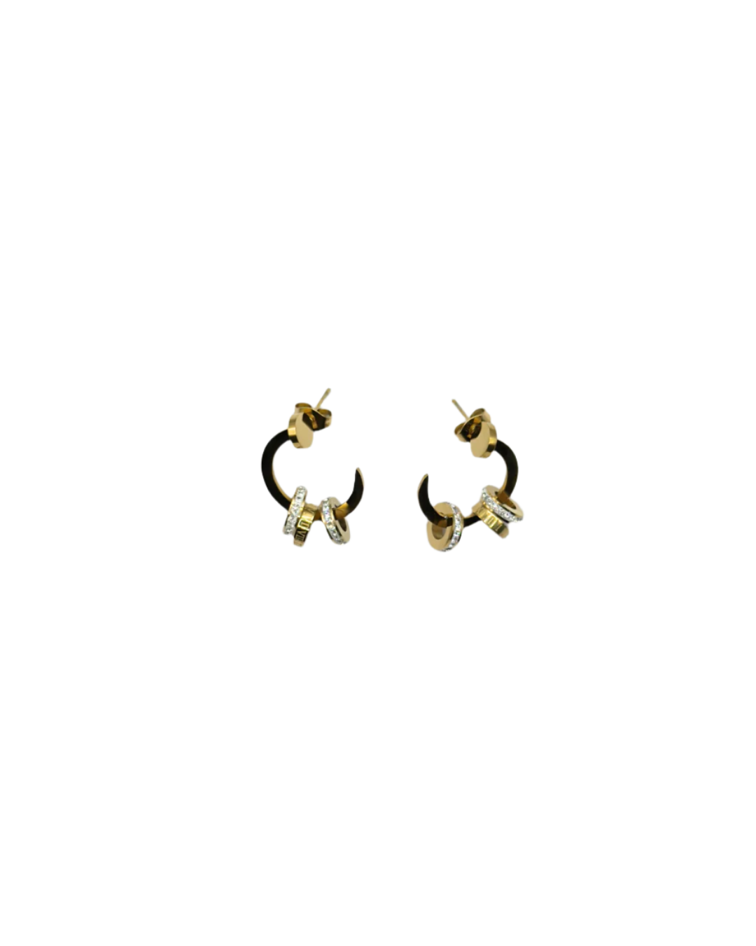 Charm Earrings in Gold