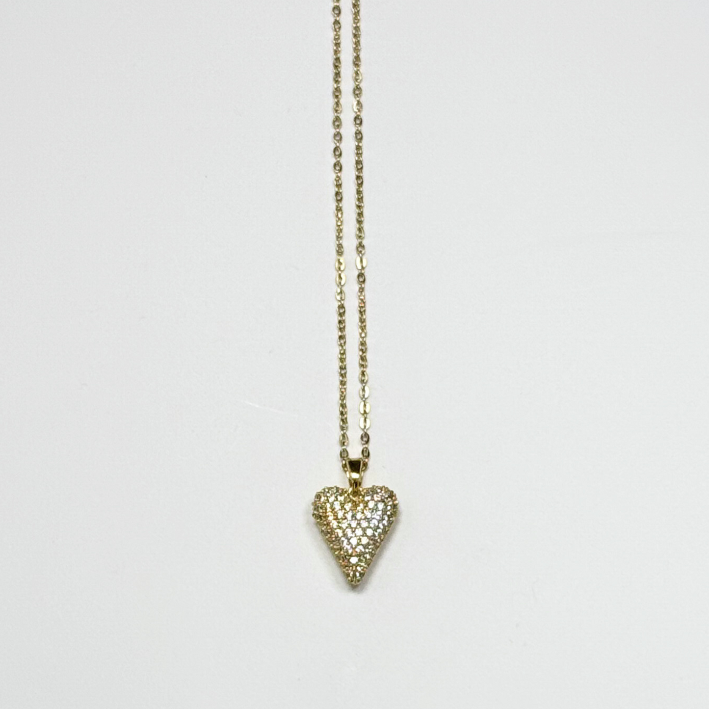 Skinny Heart Necklace