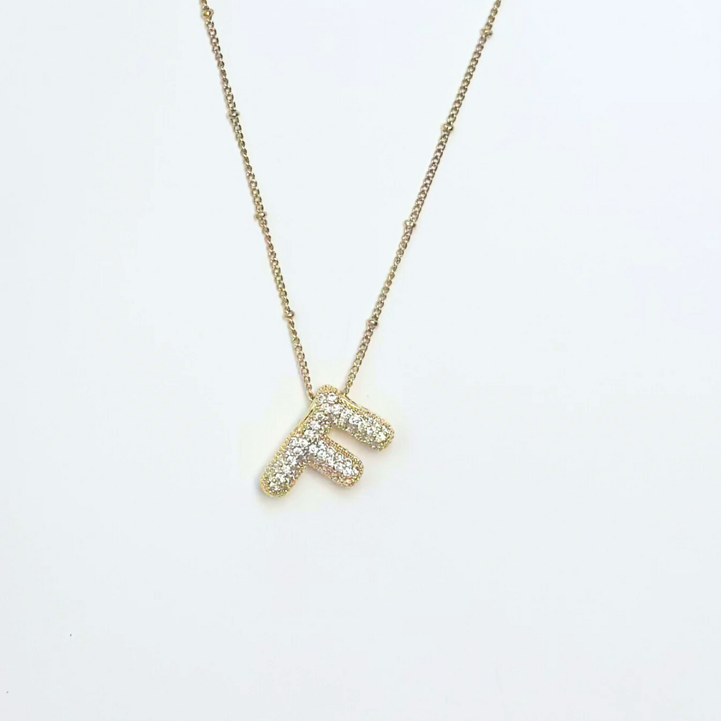 Collana iniziale avorio - F