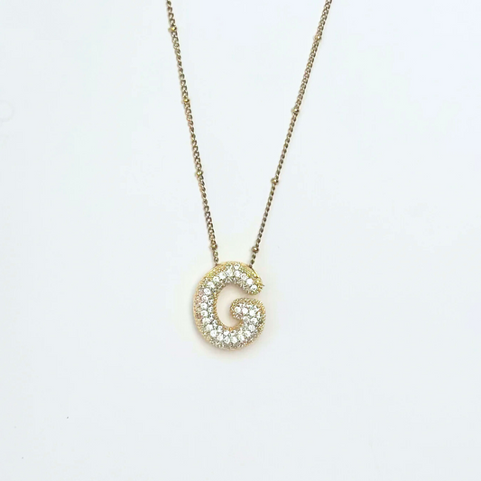 Collana iniziale avorio - G