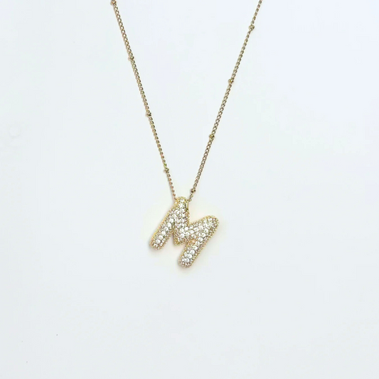 Collana iniziale avorio - M