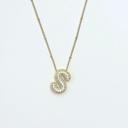Collana iniziale avorio - S