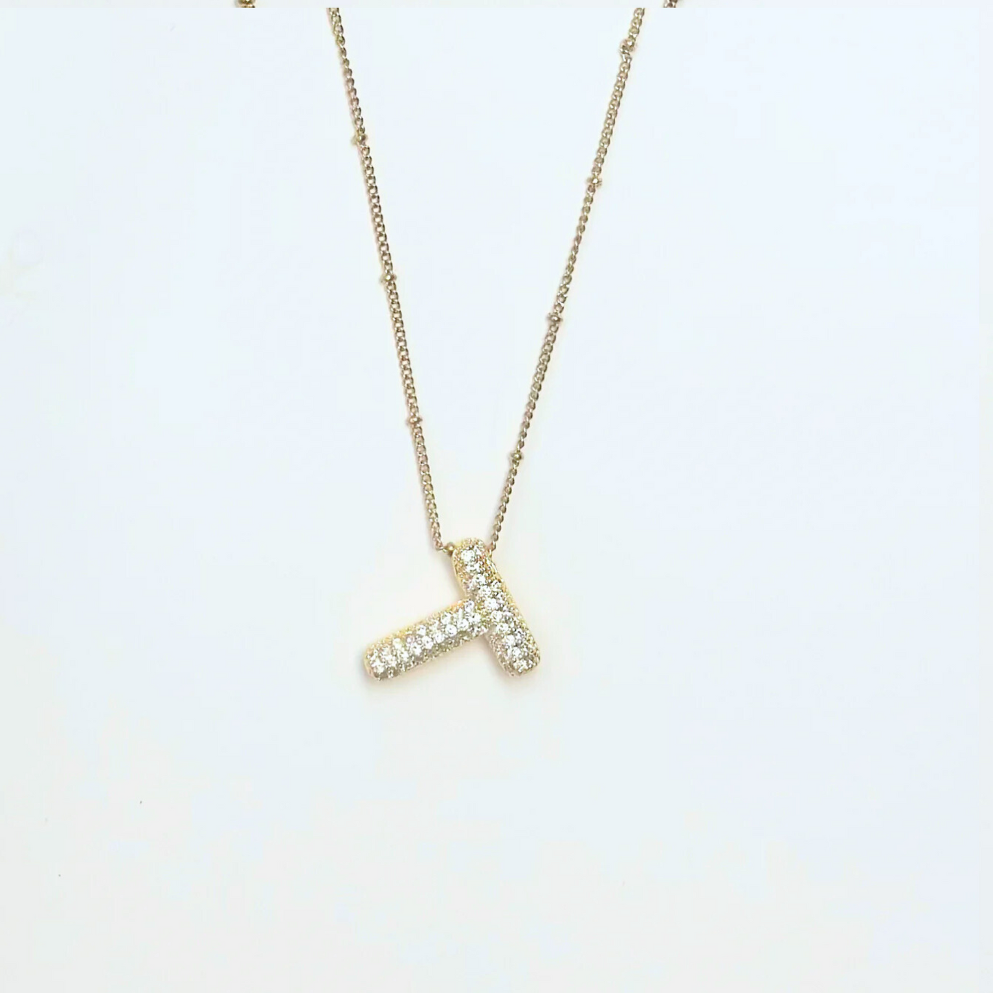 Collana iniziale avorio - T