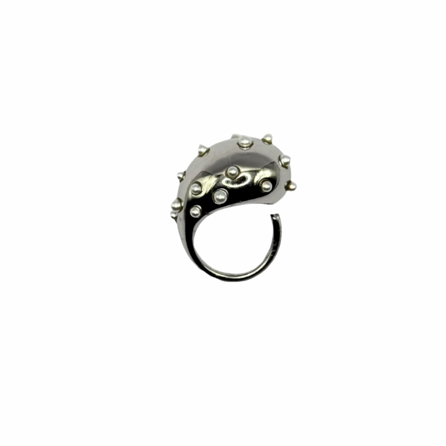 Bubble Ring with Pearls