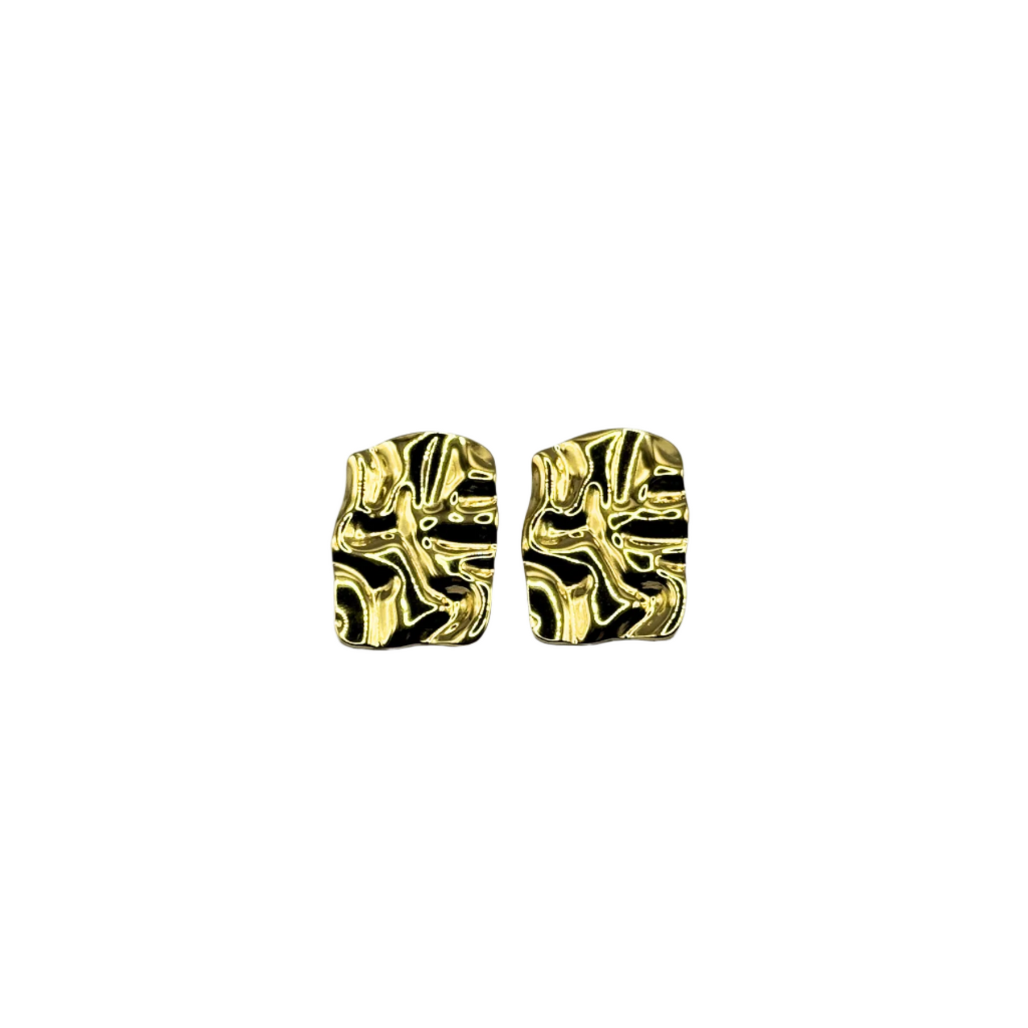 Crushed Metal Earrings