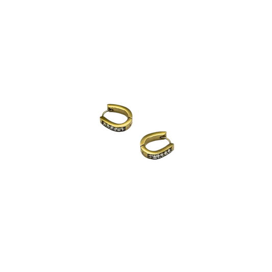 Micro Oval Earrings