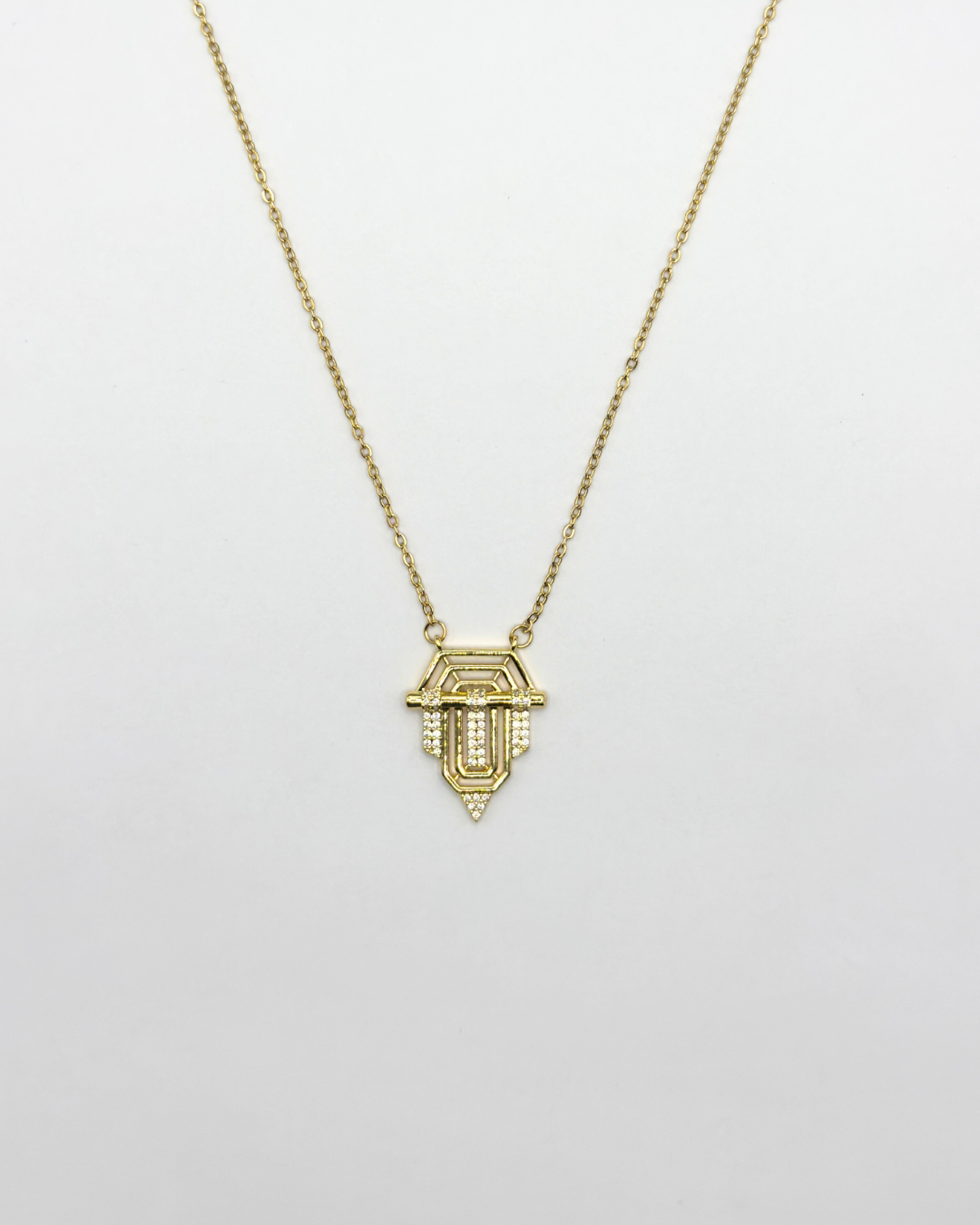 Orion Drop Necklace in Gold