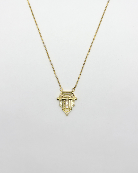 Orion Drop Necklace in Gold