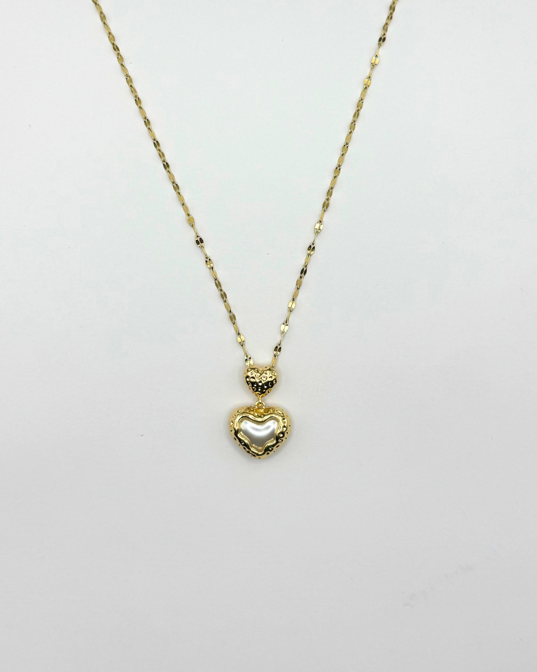 Gold Coated Pearl Gold Necklace