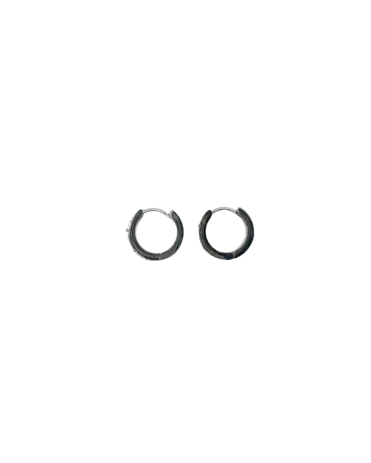 Four Leaf Clover Hoop Earrings